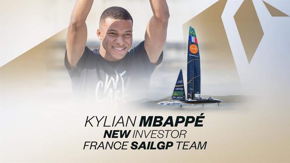 Kylian Mbappé invierte en el equipo francés de SailGP