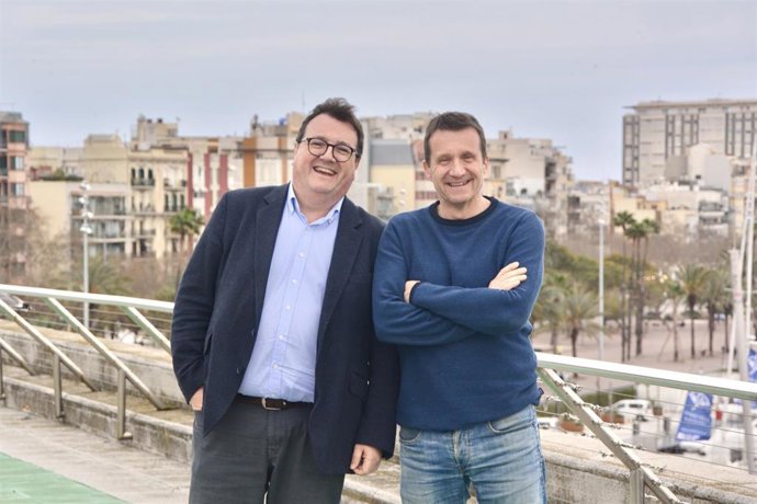 El presidente de RocaSalvatella, Josep Salvatella, y el ceo de Tech Barcelona, Miquel Martí.