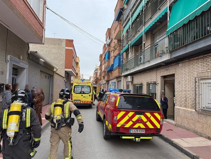 Imagen del lugar del incendio tomada y cedida por el CEIS