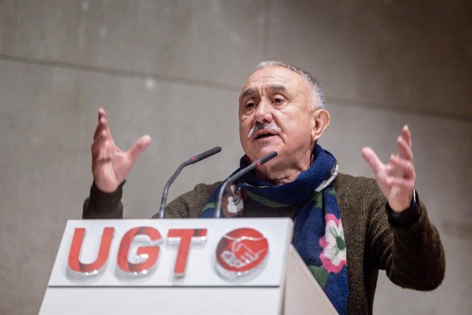 Archivo - El secretario general de UGT, Pepe Álvarez