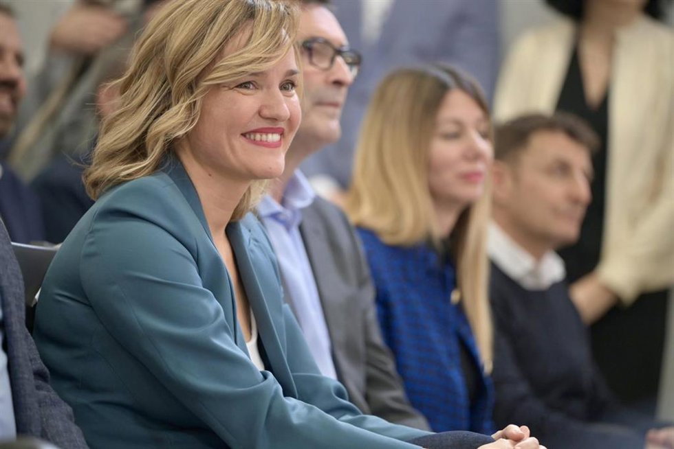 Archivo - La ministra de Educación, Formación Profesional y Deportes y secretaria general del PSOE en Aragón, Pilar Alegría.