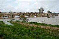 El caudal del río Guadalete en Jerez (Cádiz) cae a 4,73 sin riesgo actual de desbordamiento