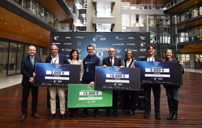 Los galardonados en los Premios +50 Emprende.