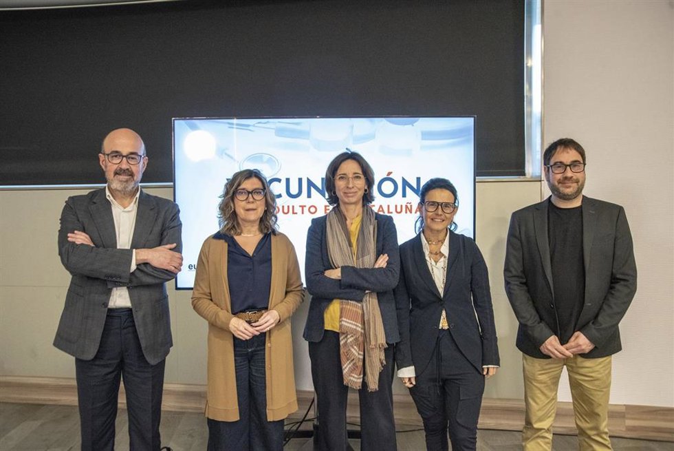 José Augusto García Navarro, Glria Mirada, Esther Calbo, Cristina Masuet y Daniel Rivilla