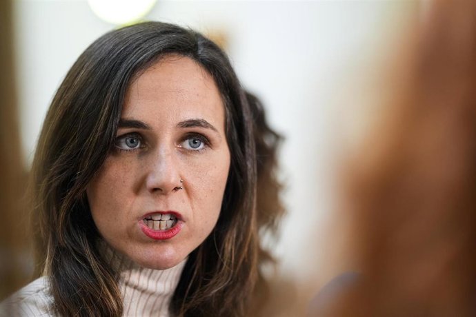 La secretaria general de Podemos, Ione Belarra 