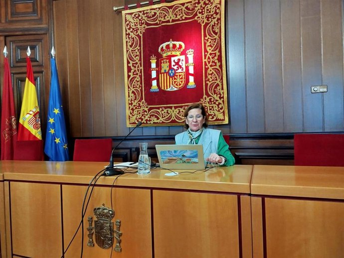 La delegada territorial de la Agencia Estatal de Meteorología en Navarra, Paloma Castro