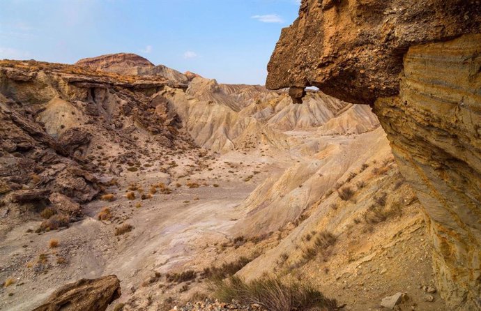 Localización en el Desierto de Tabernas, en Almería.