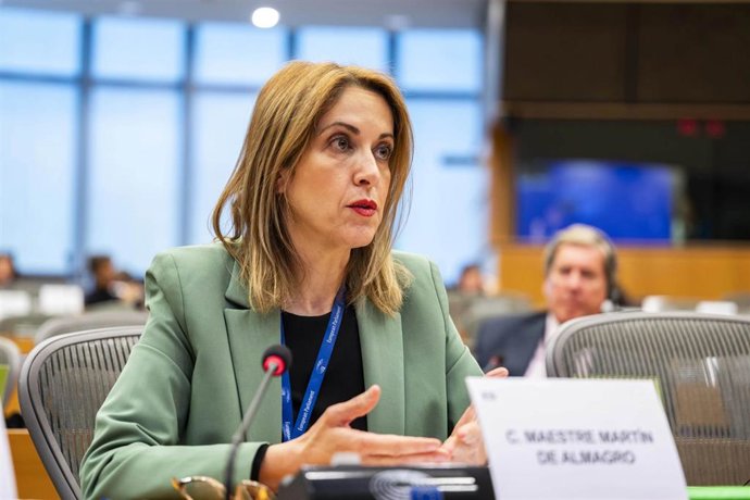 La eurodiputada y vicesecretaria general del PSOE de Castilla-La Mancha, Cristina Maestre.