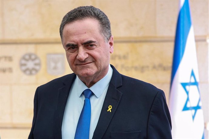 Archivo - El ministro de Defensa de Israel, Israel Katz (archivo)