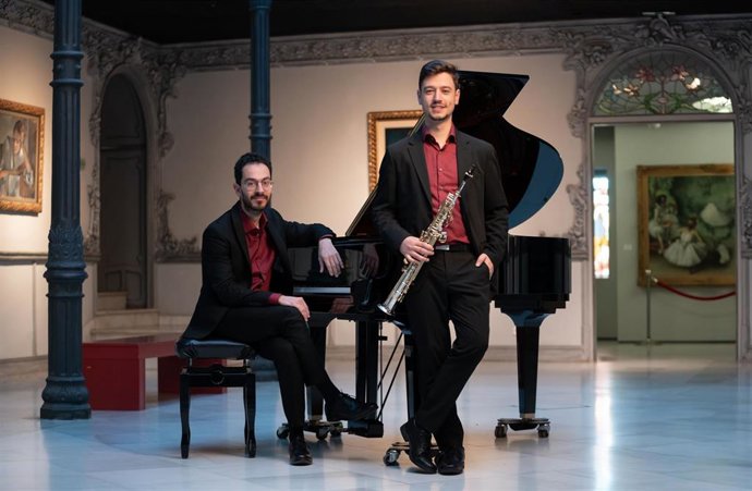 El saxofonista Ismael Arroyo y el pianista Eduardo Moreno.