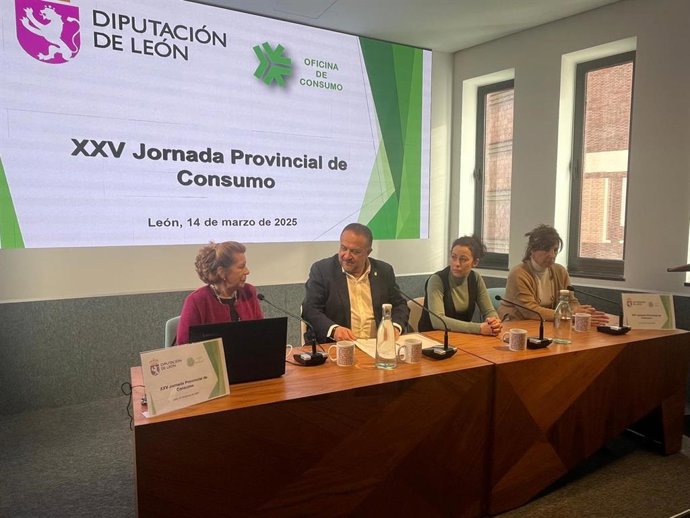 XXV Jornada Provincial de Consumo organizada por la Diputación de León.