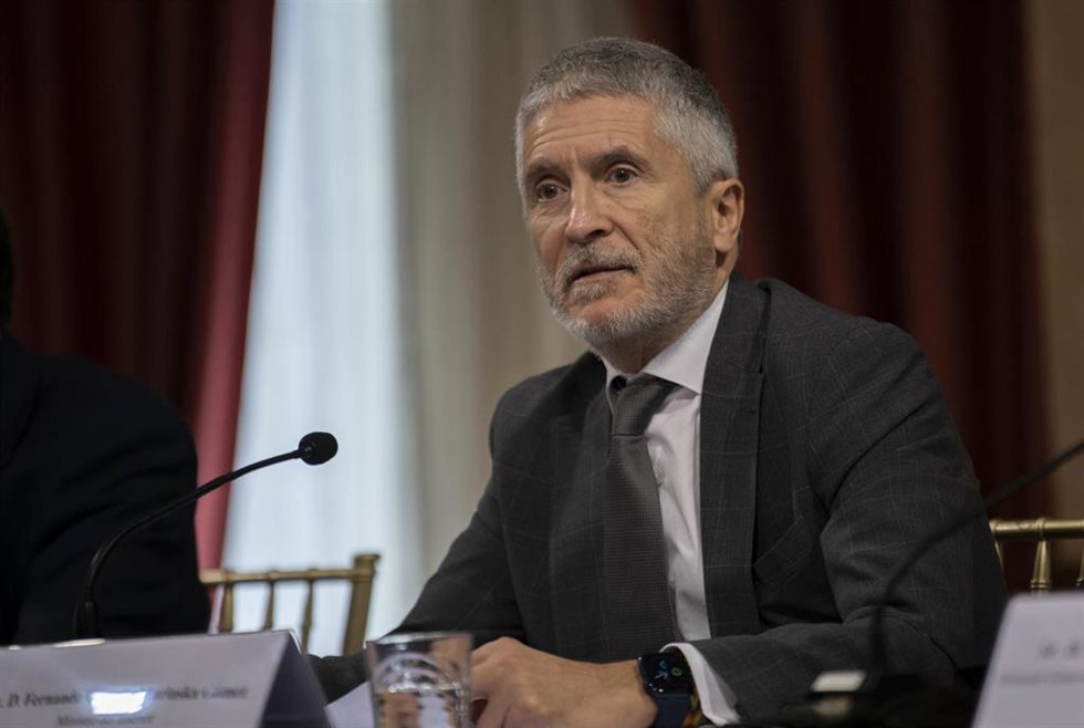 Archivo - El ministro de Interior, Fernando Grande-Marlaska, en una imagen de archivo, a 11 de abril de 2024, en Ciudad Real, Castilla-La Mancha (España). 