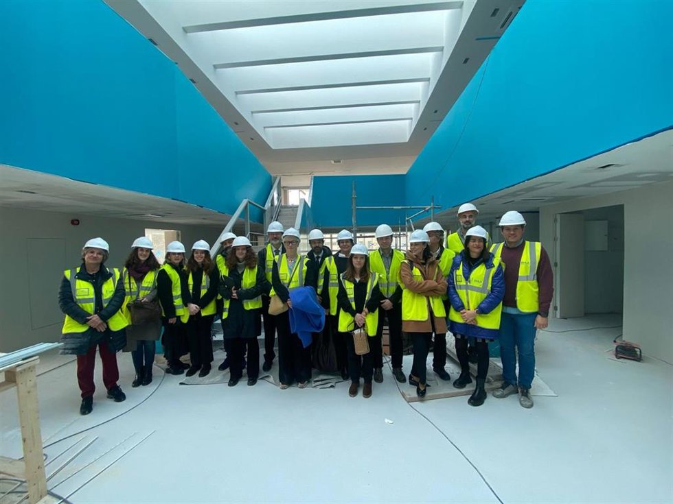 Visita de las autoridades al nuevo edificio del Socib.