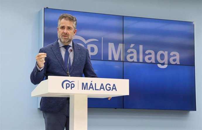 Archivo - El vicesecretario de Málaga Productiva del PP de Málaga y concejal de Economía y Hacienda en el Ayuntamiento de Málaga, Carlos Conde.
