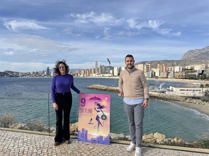 Archivo - Presentación del cartel del Skyline Benidorm Film Festival 2025