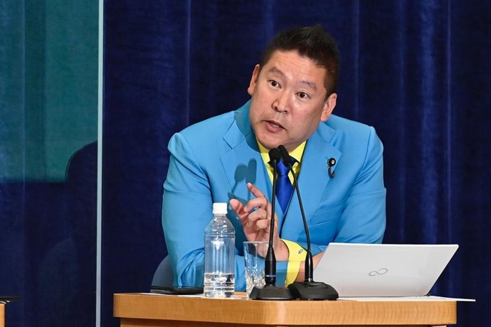 Archivo - Arquivo - Takashi Tachibana, líder do partido NHK do Japão.