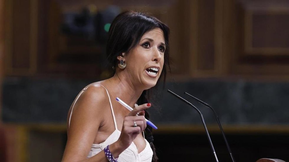 La diputada de Podemos en el Congreso, Martina Velarde.