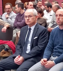 El director general del Consejo Regulador de la DOCa Rioja, José Luis Lapuente,en la jornada de ARAG-ASAJA