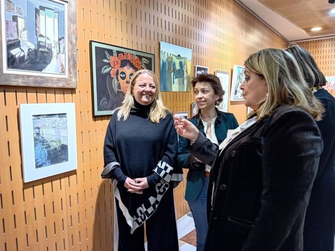 Visita a la exposición 'Talentosas'.