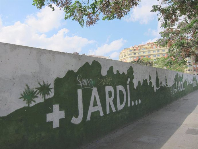 Archivo - Arxiu - Imatge del conegut com a Solar de Jesuïtes en el qual es crearà el Jardí Trini Simó. 