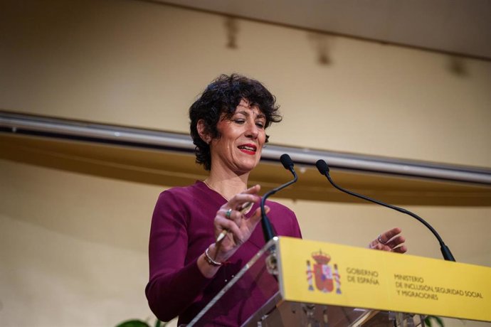 La ministra de Inclusión, Seguridad Social y Migraciones, Elma Saiz