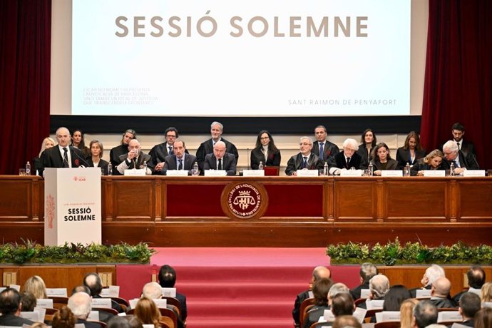 Cena de conmemoración de Sant Raimon de Penyafort, patrón de la abogacía, del ICAB