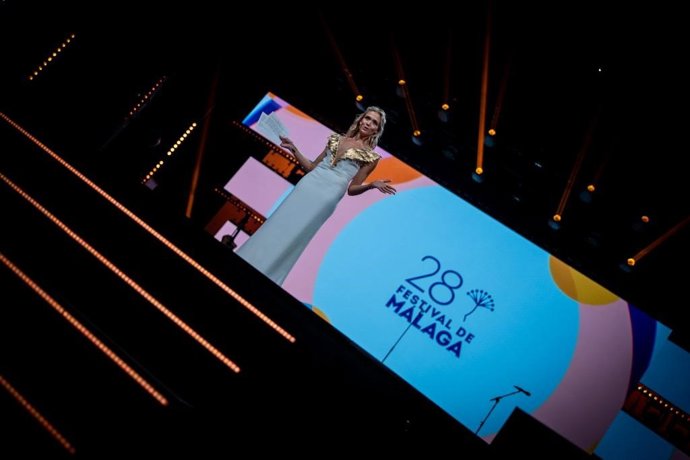 La actriz Patricia Montero durante la gala de inauguración del Festival de Málaga