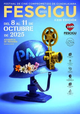 Cartel del Festival de Cine Comprometido de Guadalajara (FESCIGU)