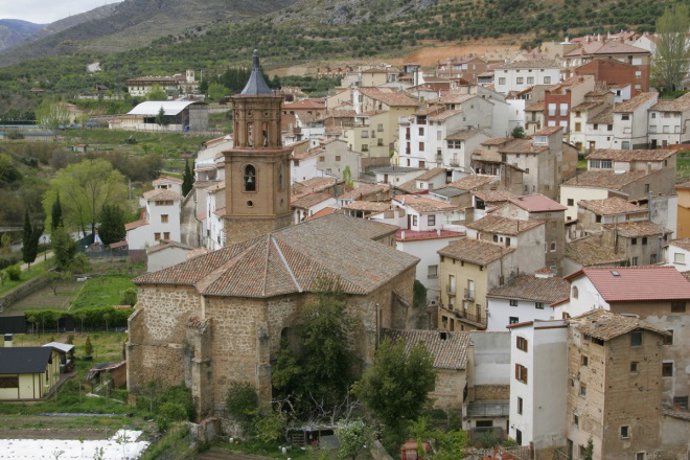 Vila de Arnedillo em La Rioja