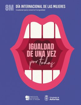 El Principado reivindica este 8M la coeducación bajo el lema 'Igualdad de una vez por todas'