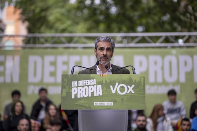 Archivo - El líder de Vox a Barcelona, Gonzalo de Oro