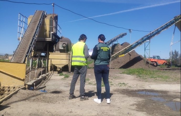 Imagen de una operación de la Guardia Civil de Jaén por hurto de aceituna.