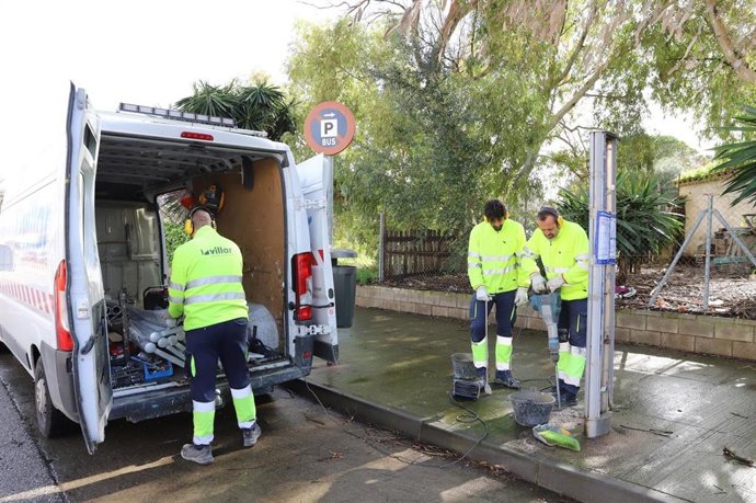 Obras de sustitución.