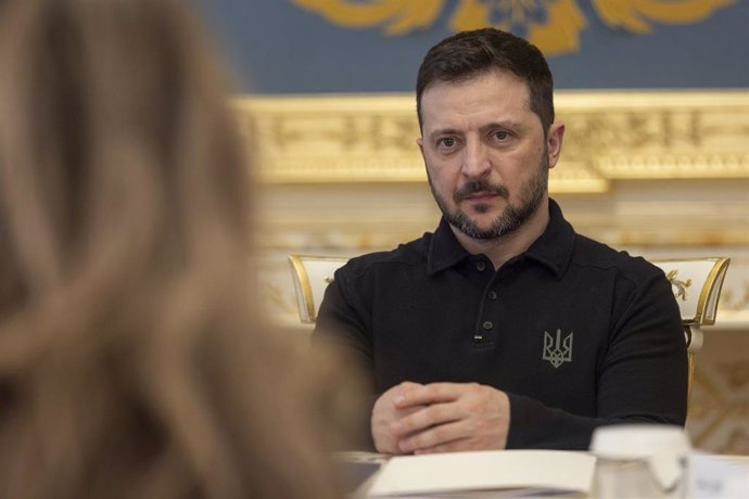 Volodimir Zelenski, presidente de Ucrania
