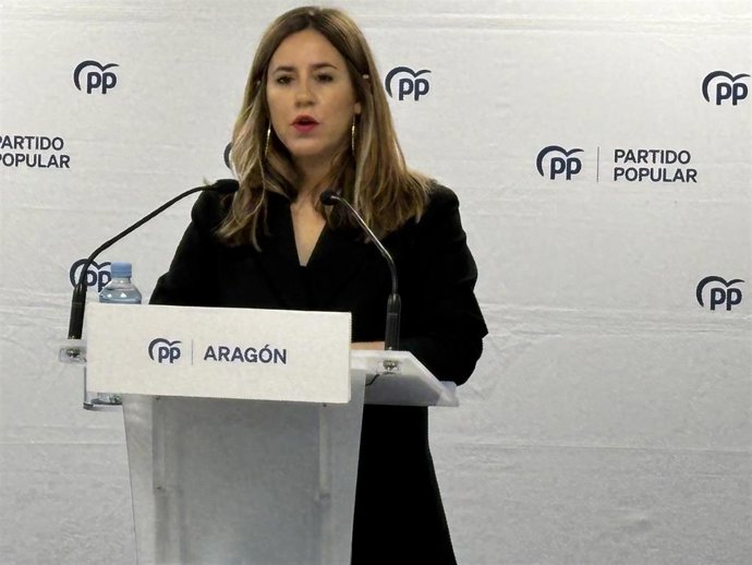 La vicesecretaria general del PP Aragón, Rocío Dívar.
