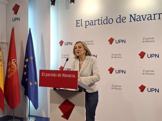 Archivo - Cristina Ibarrola, presidenta de UPN.