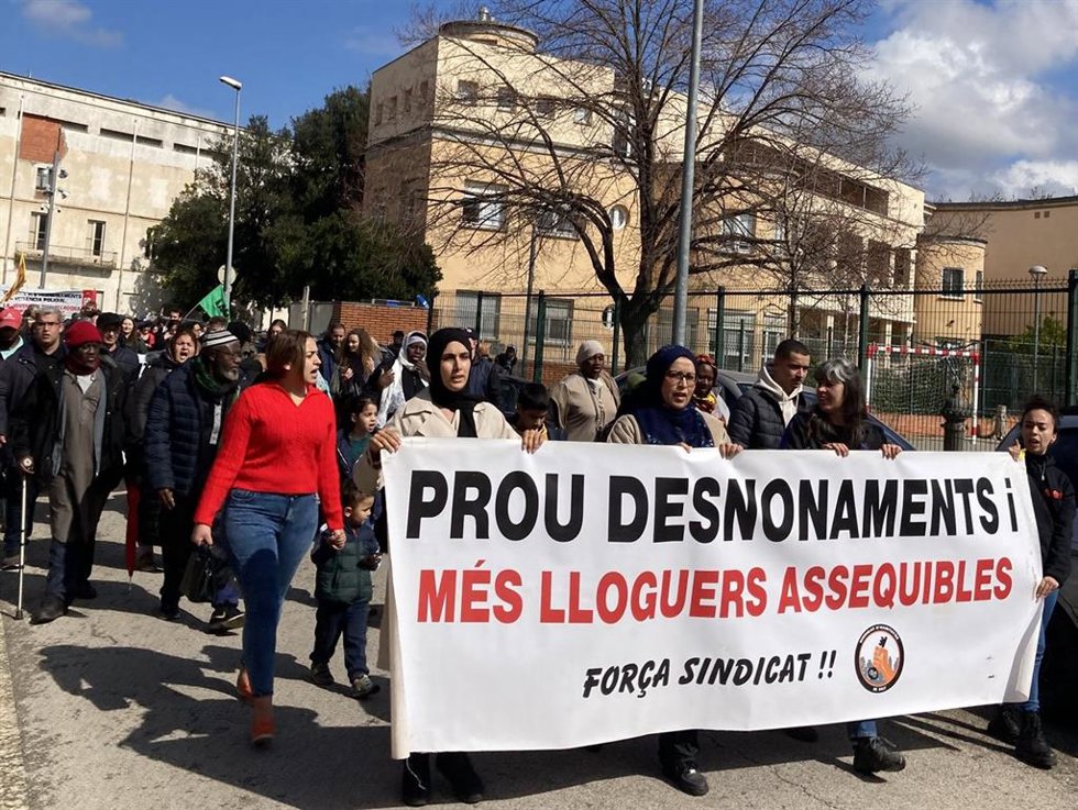 Manifestación en Salt (Girona) para "exigir medidas urgentes" contra la crisis habitacional