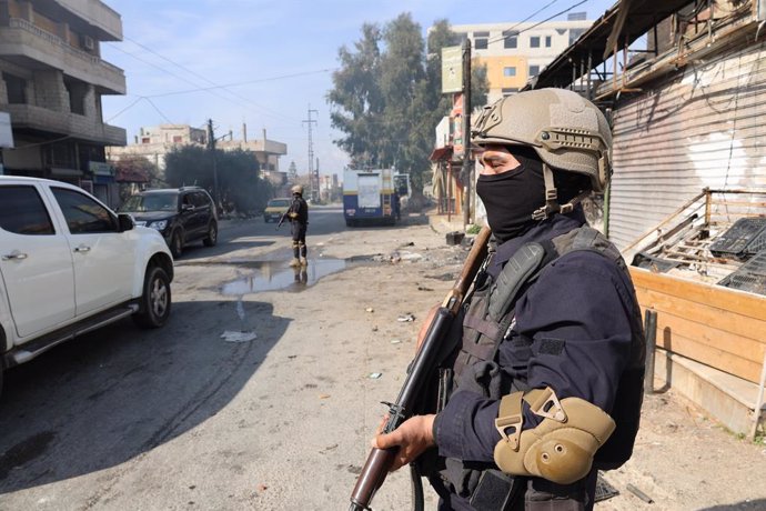 Imatge d'arxiu de forces de seguretat sirianes a Latakia 