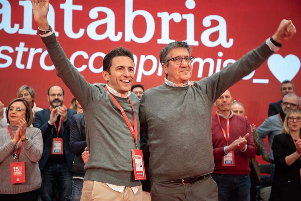 Pedro Casares y Patxi López
