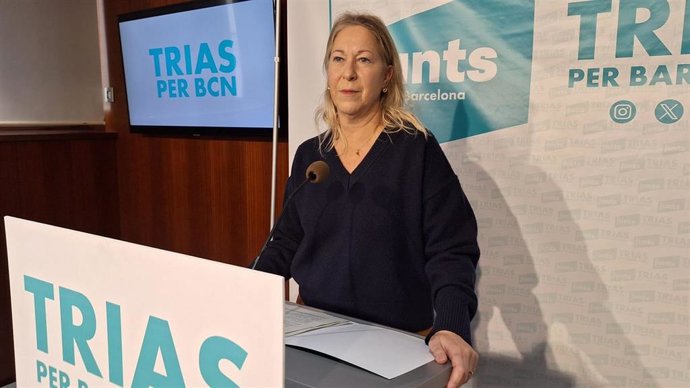 Archivo - La portavoz de Junts en el Ayuntamiento de Barcelona, Neus Munté, en una foto de archivo