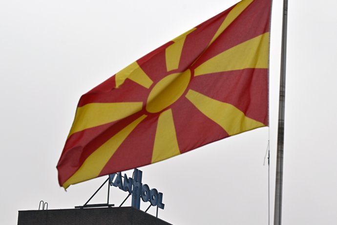 Bandera de Macedonia del Norte