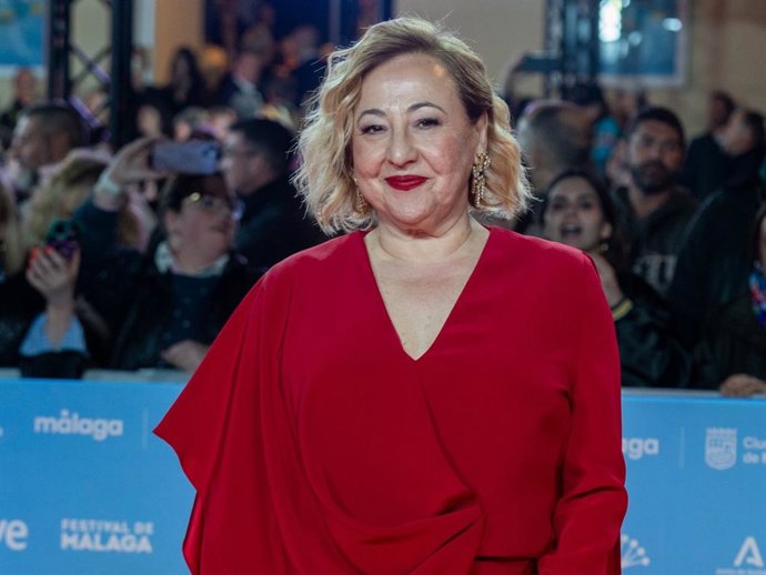 Carmen Machi en la alfombra roja del Festival de Málaga 2025. A 15 de marzo de 2025 en Málaga (Andalucía, España).