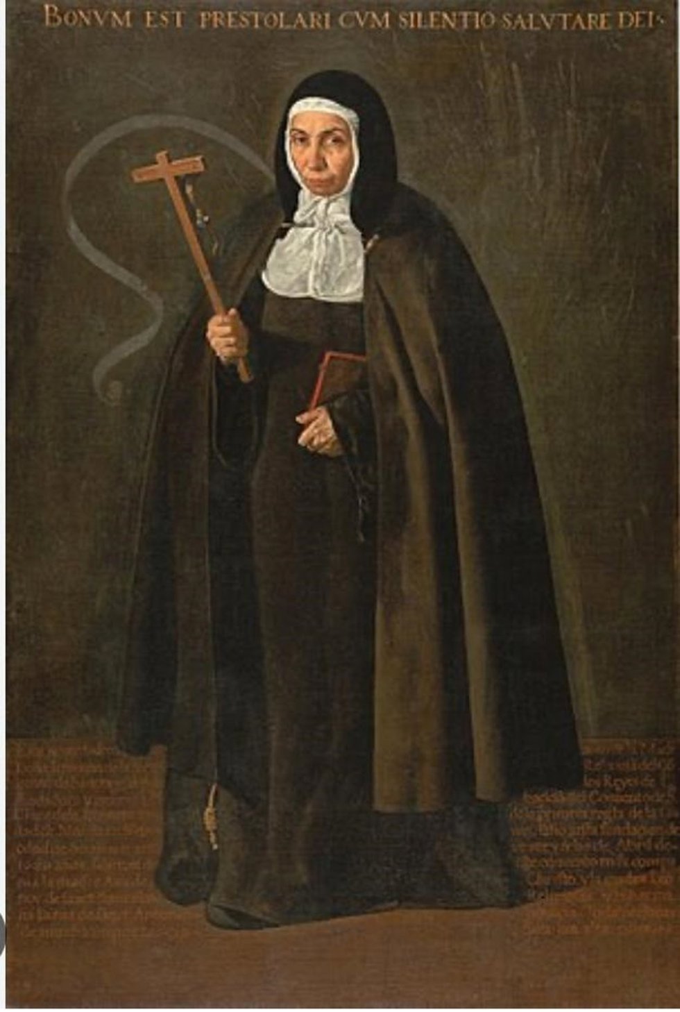 Lienzo de Diego Velázquez Madre Jerónima de la Fuente,