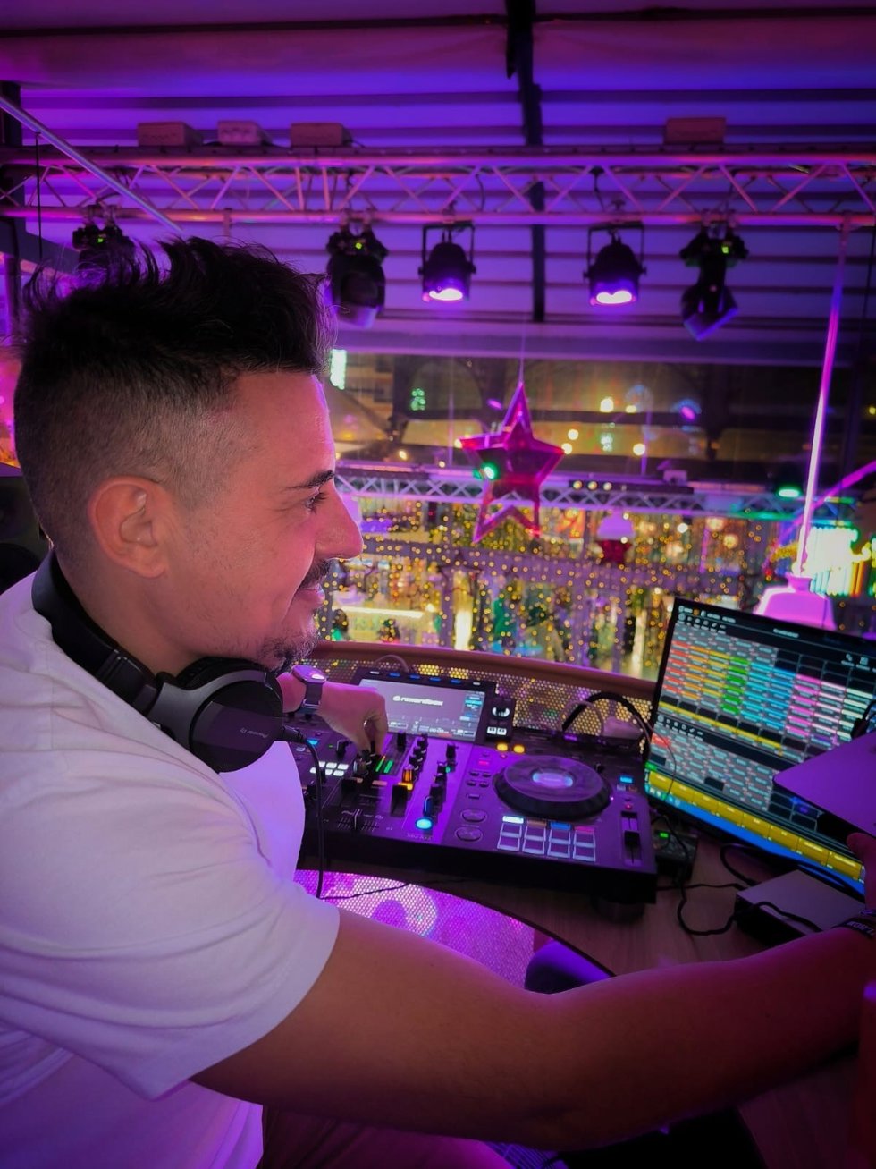El Dj cordobés Rafa León.