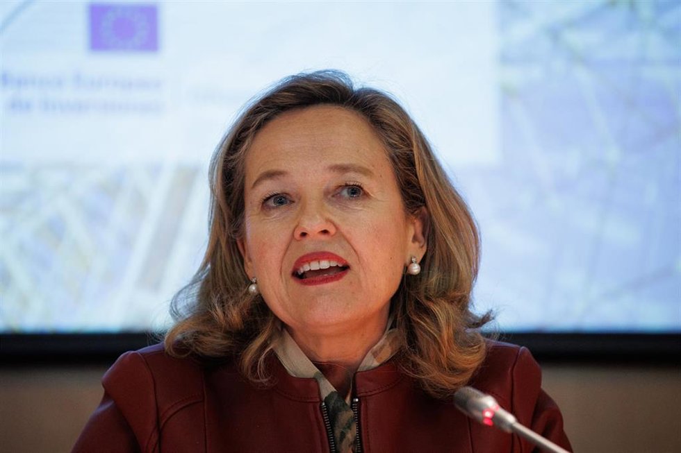 Archivo - La presidenta del Banco Europeo de Inversiones (BEI), Nadia Calviño
