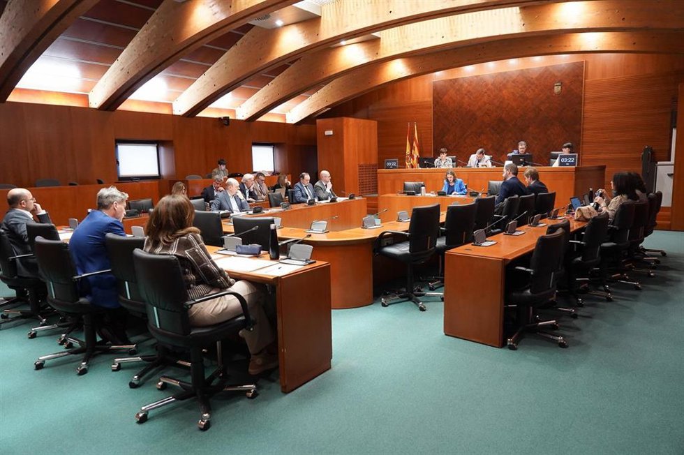 Reciente reunión de la Comisión de Agricultura en las Cortes de Aragón