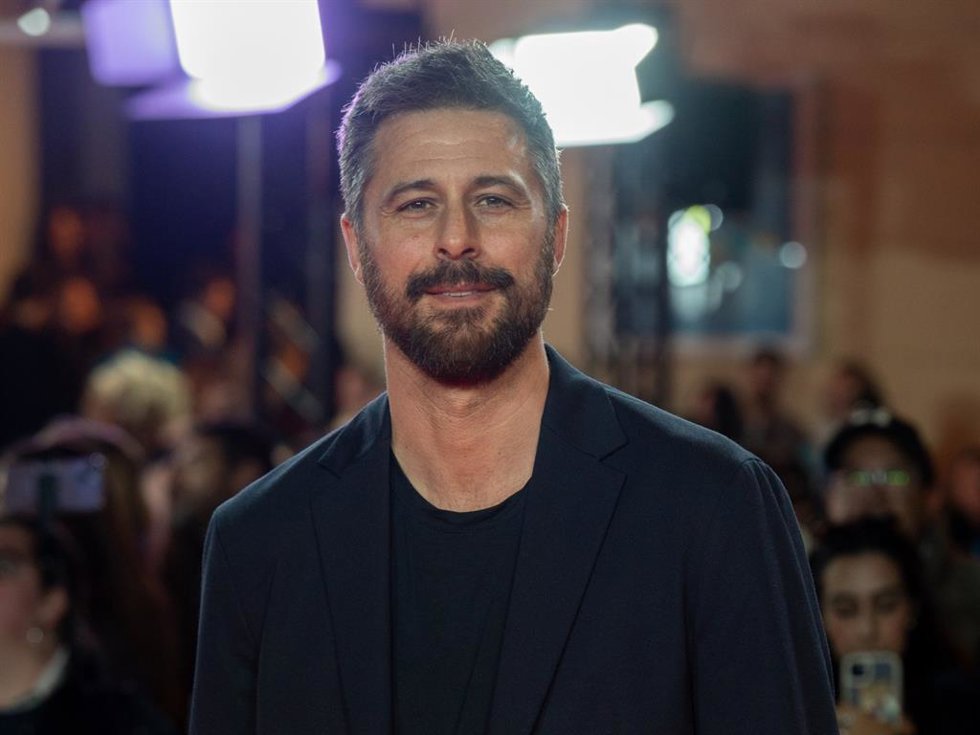 Hugo Silva en la alfombra roja del Festival de Málaga 2025. A 15 de marzo de 2025 en Málaga (Andalucía, España).