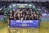 El Super Amara Bera Bera conquista su tercera Copa de la Reina de balonmano consecutiva