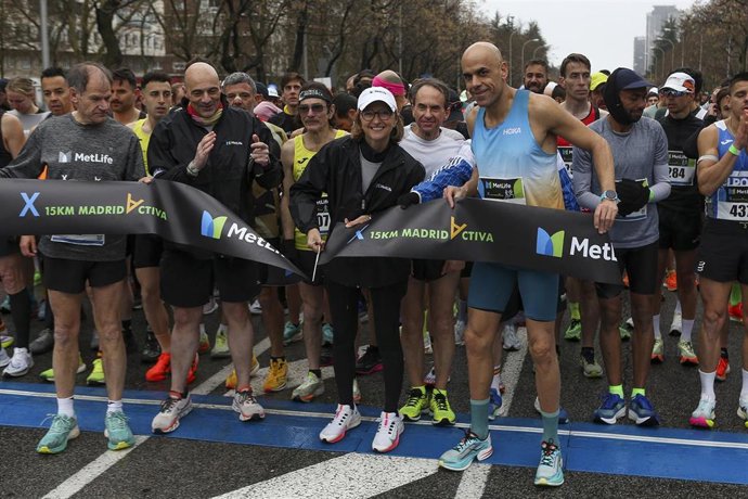 Reyes Estévez y Sara Reglero ganan la 15KM MetLife Madrid Activa