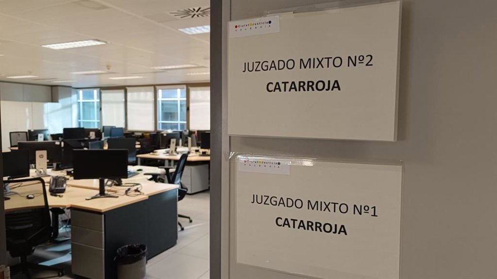 Archivo - Instalación provisional de los Juzgados de Catarroja en la Ciudad de la Justicia